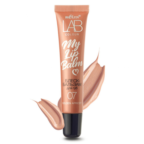 LAB KOLOR. Nabłyszczający balsam do ust "My Lipbalm", 07 Golden Apricot