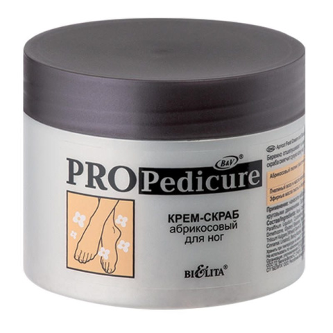 PRO PEDICURE. Krem-peeling morelowy do stóp