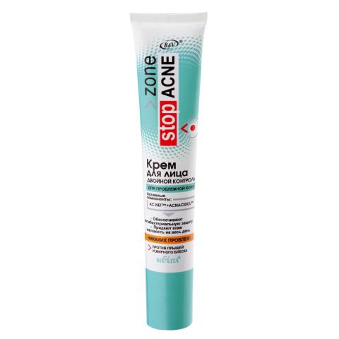 ZONE STOP ACNE. Krem do twarzy "Double control"